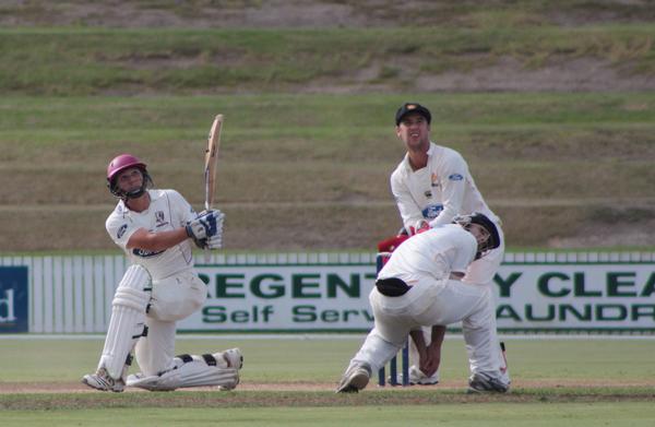 Record-breaker BJ Watling sweeps the six that completed the key win against the Firebirds